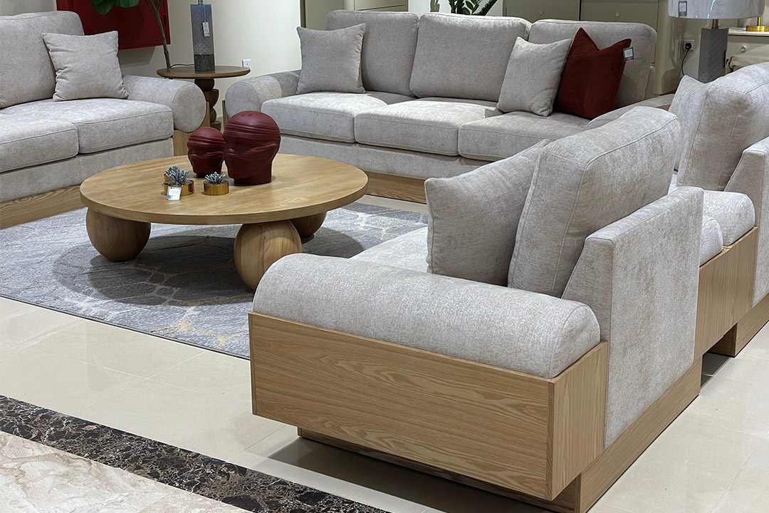 Modern sofa set of 5 pieces U-3359