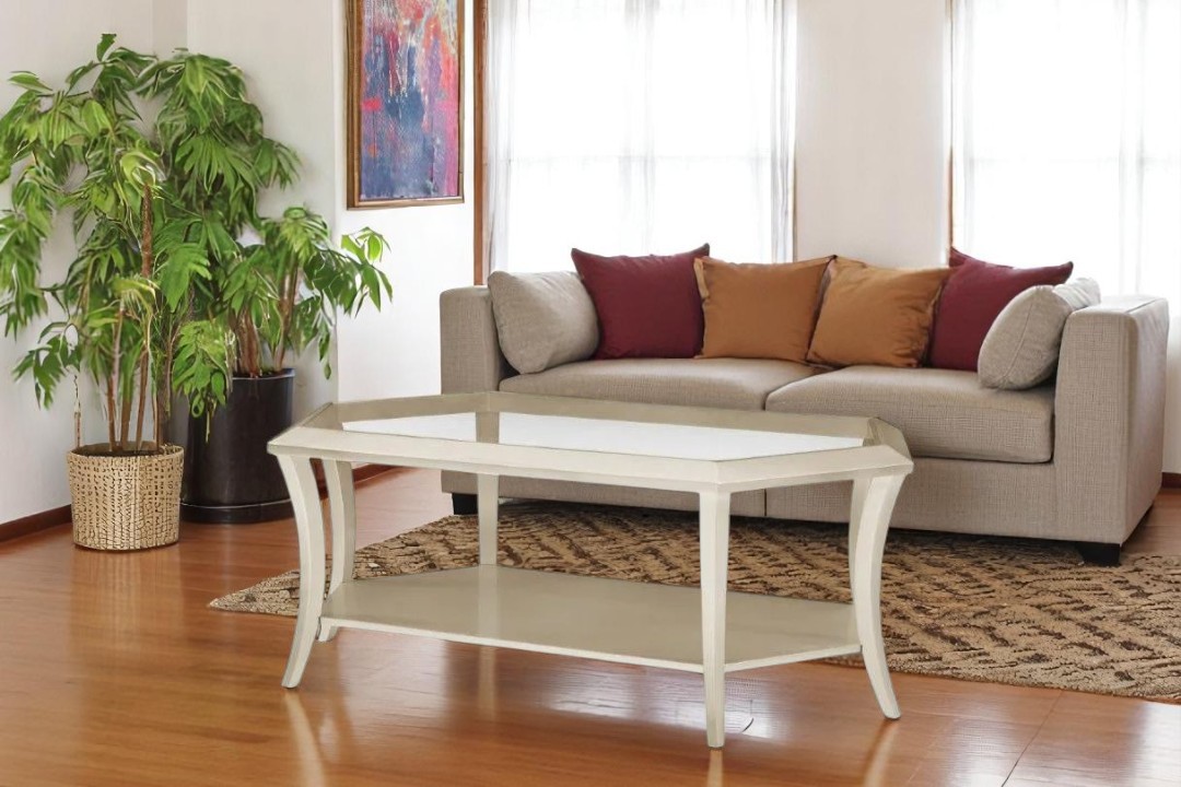 Modern 3 piece silver tea tables T-07