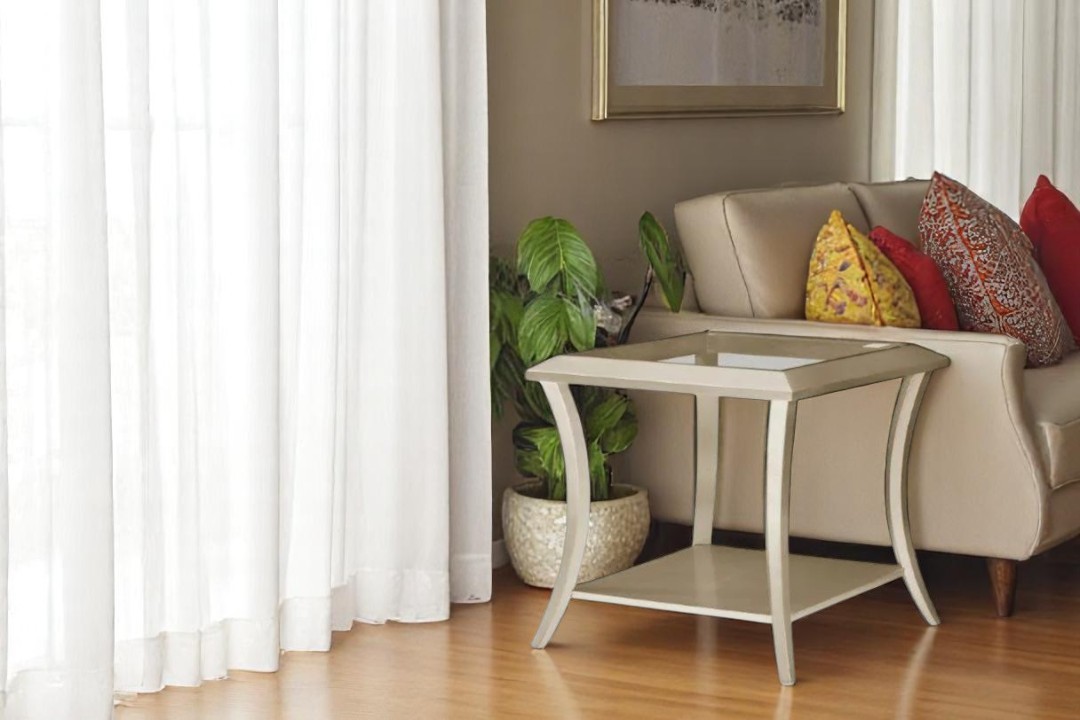 Modern 3 piece silver tea tables T-07