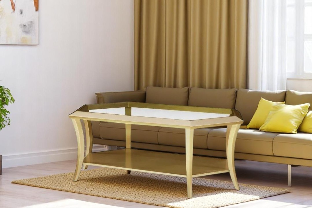 Modern 3 Piece Champagne Tea Table Set T-07