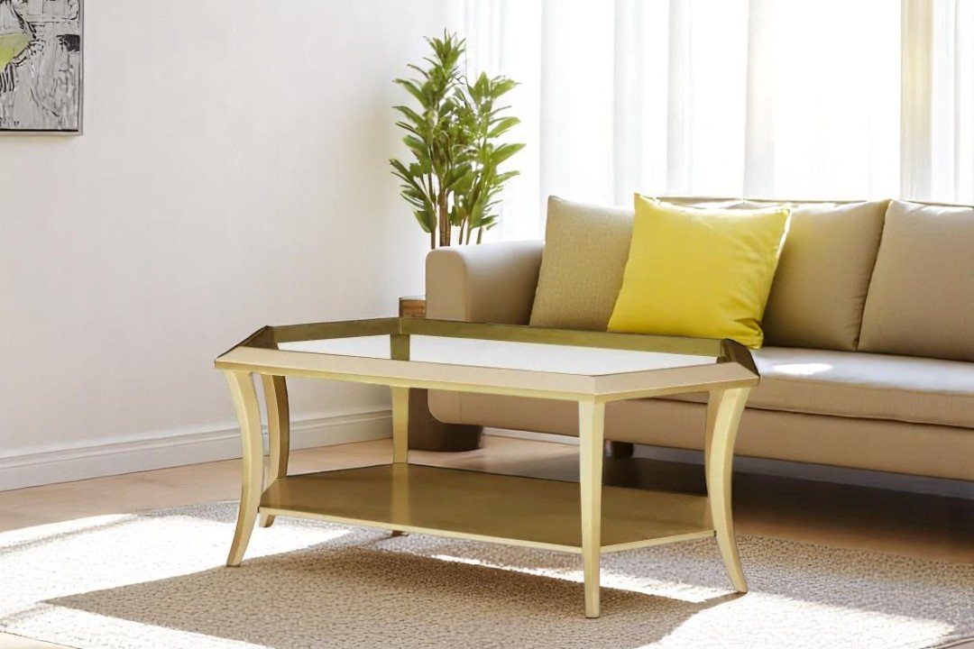 Modern 3 Piece Champagne Tea Table Set T-07