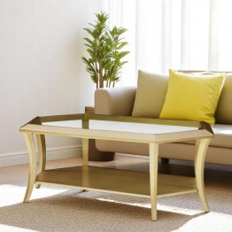Modern 3 Piece Champagne Tea Table Set T-07