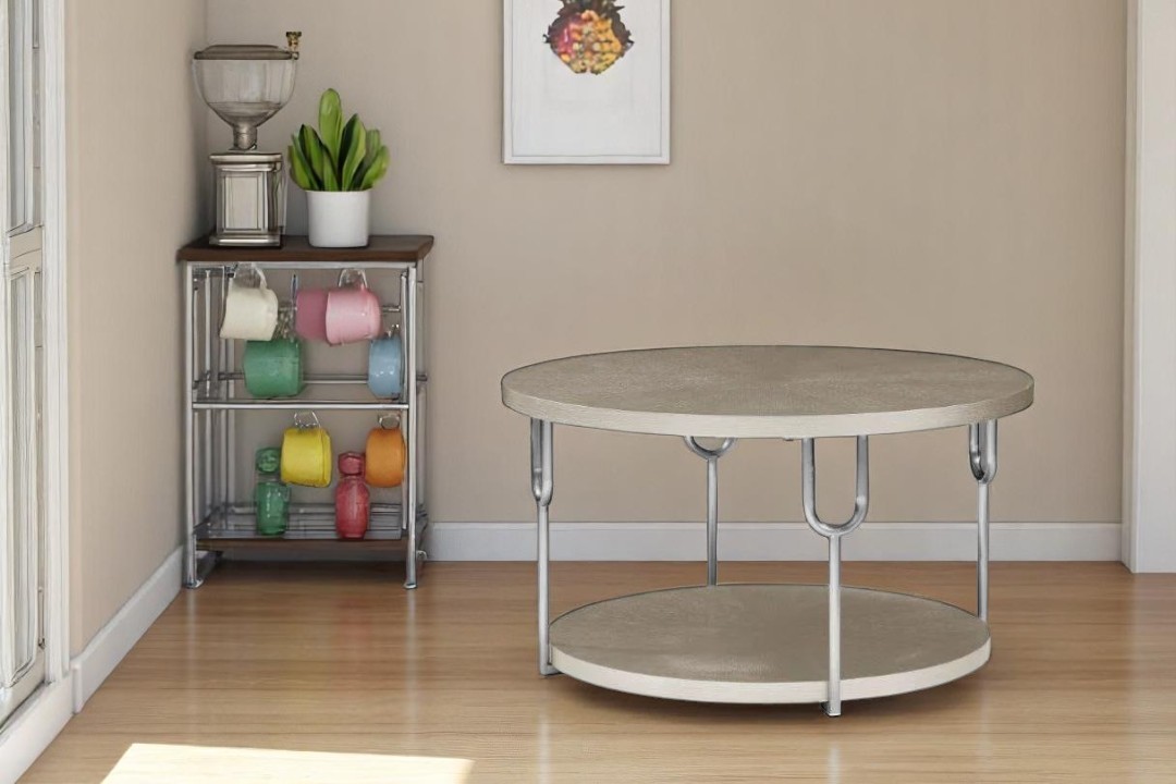 Modern tea tables 3 pieces T-08 (Sliver)