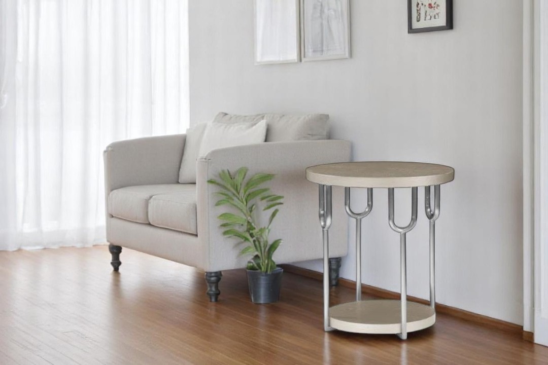 Modern tea tables 3 pieces T-08 (Sliver)
