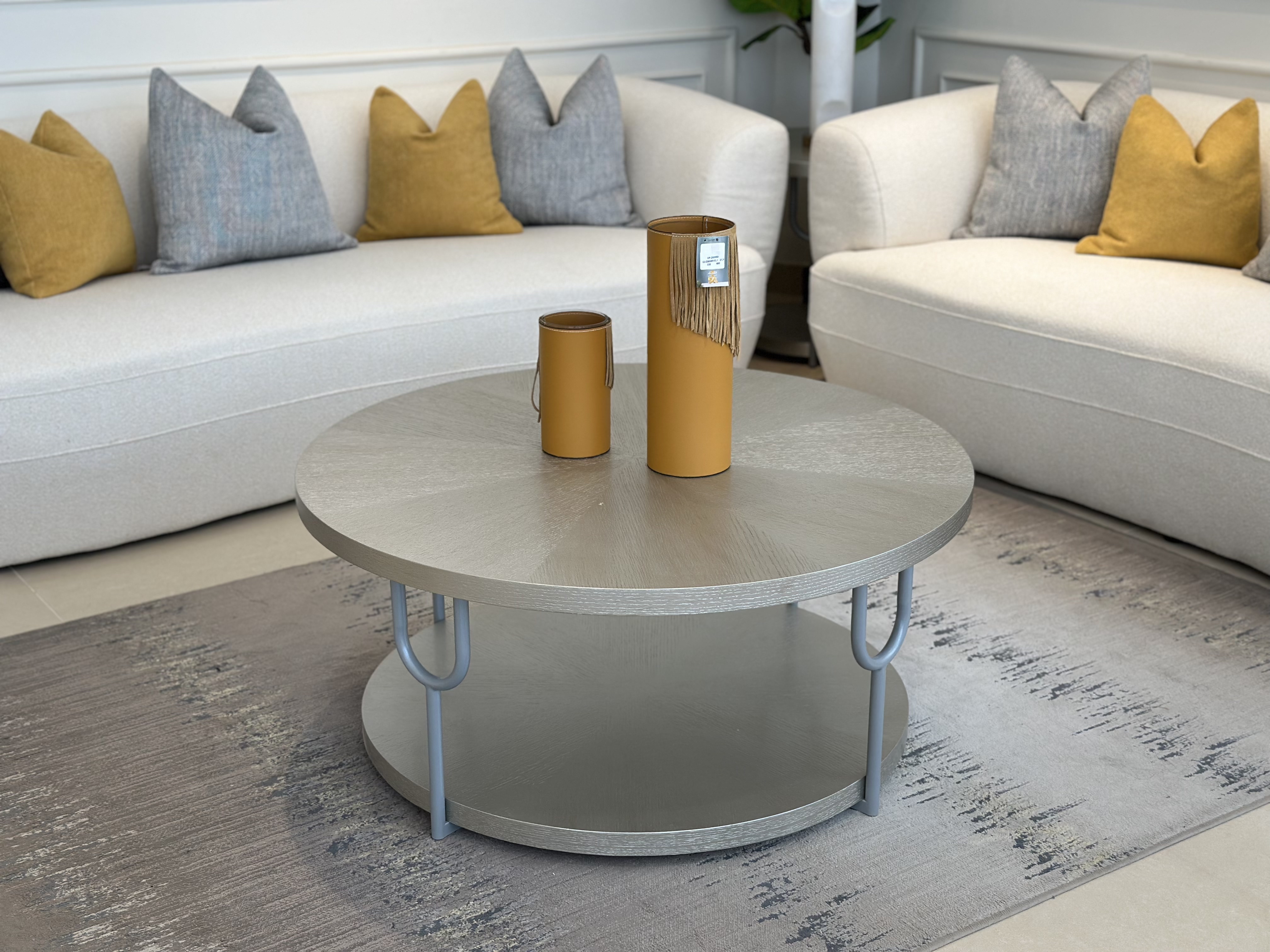 Modern tea tables 3 pieces T-08 (Sliver)