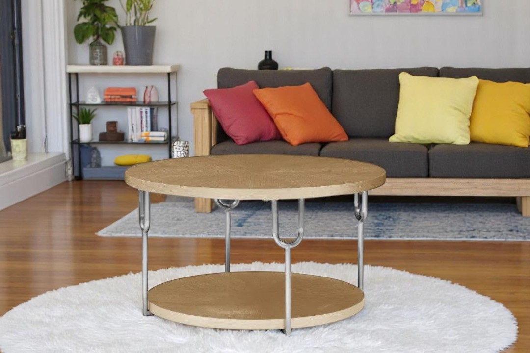 Modern tea tables 3 pieces T-08 (Champagne)