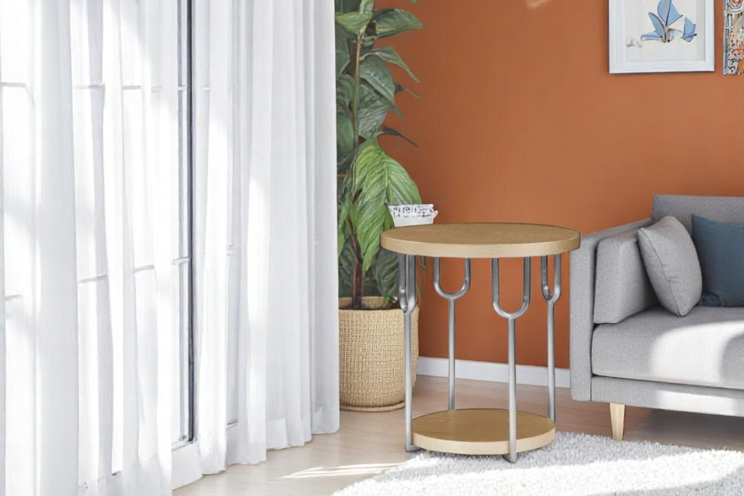 Modern tea tables 3 pieces T-08 (Champagne)