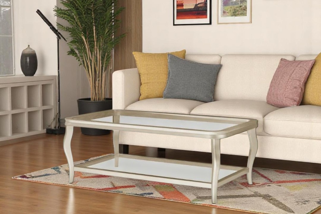 Modern tea tables 3 pieces T-03B (Sliver)