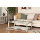 Modern tea tables 3 pieces T-03B (Sliver)