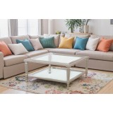 Modern tea tables 3 pieces T-02B (Sliver)