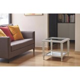 Modern tea tables 3 pieces T-02B (Sliver)