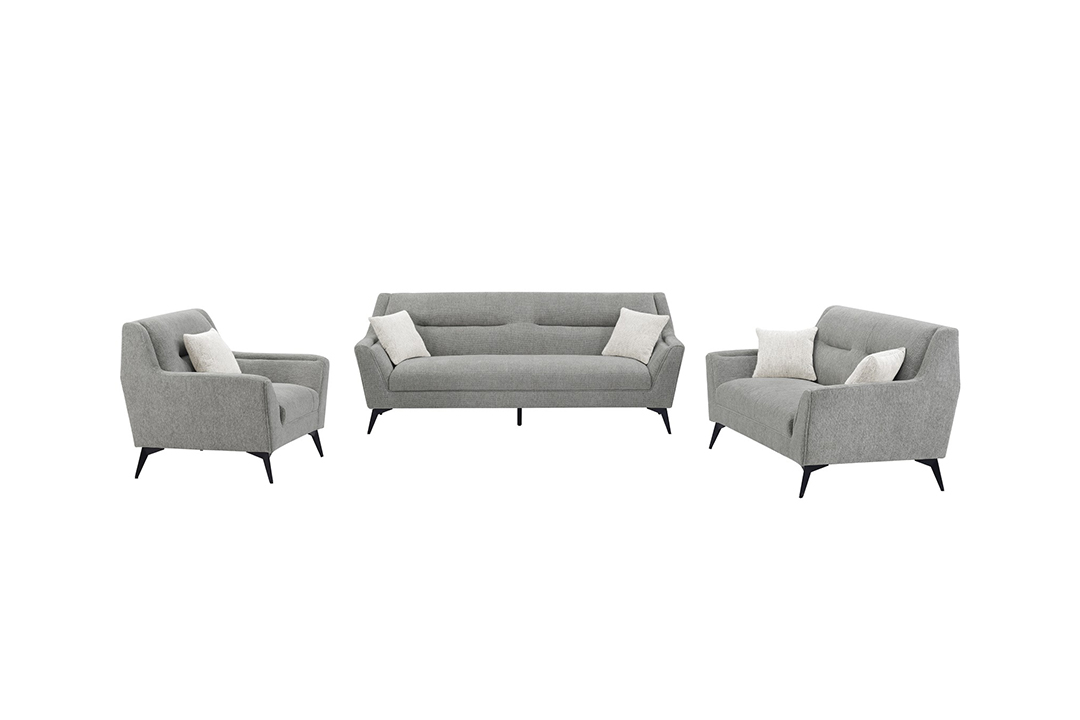 طقم كنب مودرن 4 قطع S267 (Grey)