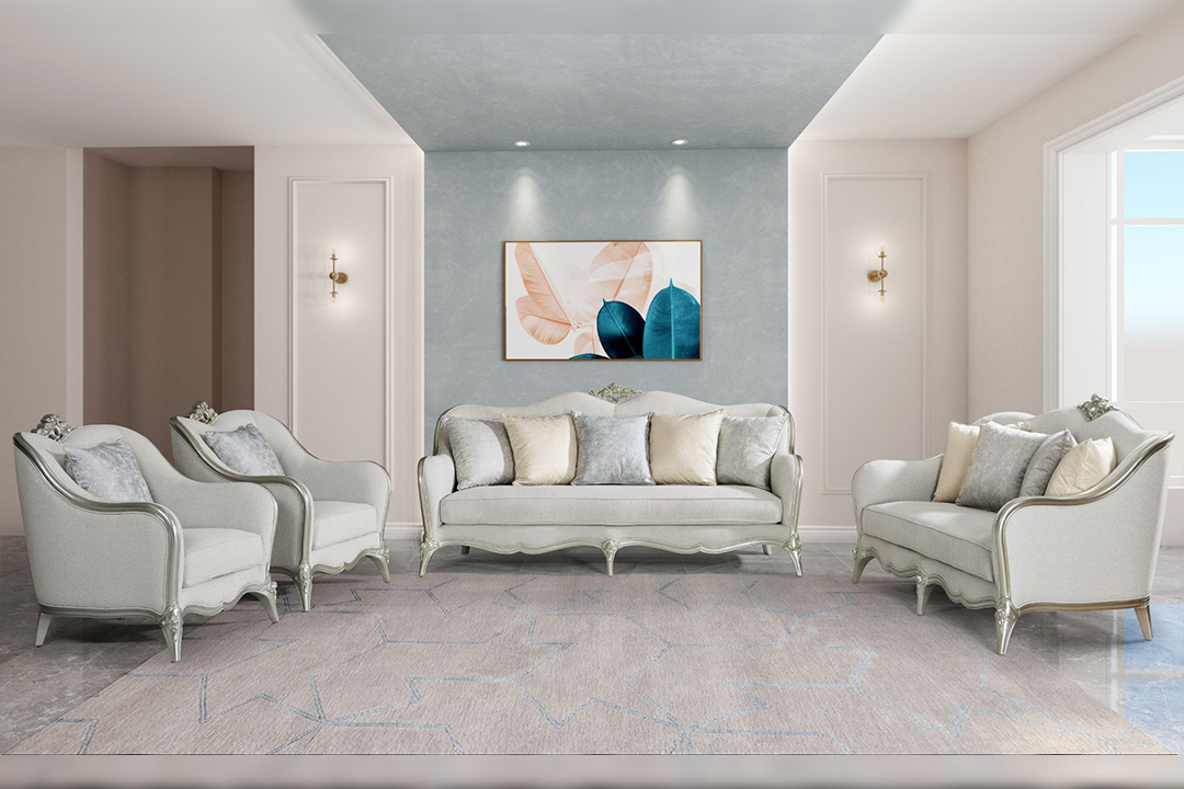 Sofa set of 4 pieces, New Classic F-281