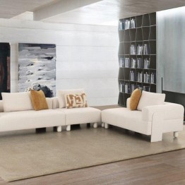 Modern corner sofa set (right) ZW-23125
