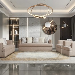 Sofa set of 4 pieces, New Classic 9873