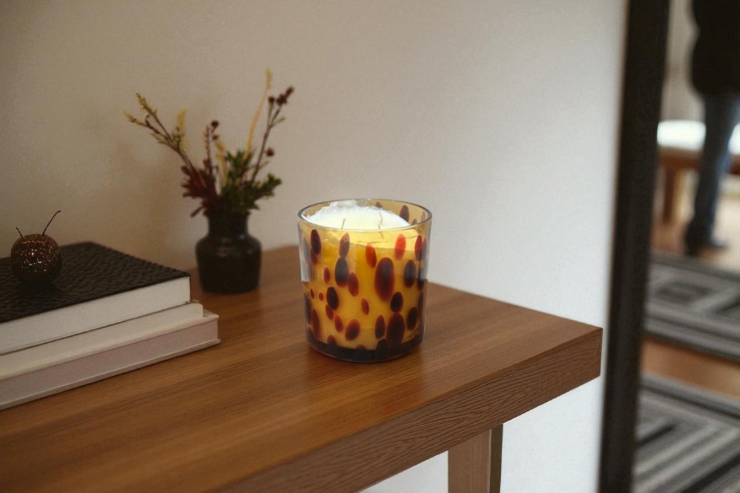 شمعة عطرية ( 15 * 15 سم ) مودرن Red