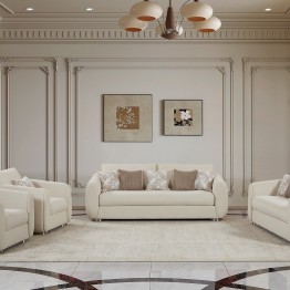 Modern 4-piece sofa set 9858