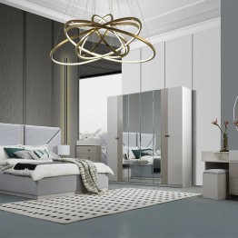 Modern bedroom wardrobe with 6 doors 373