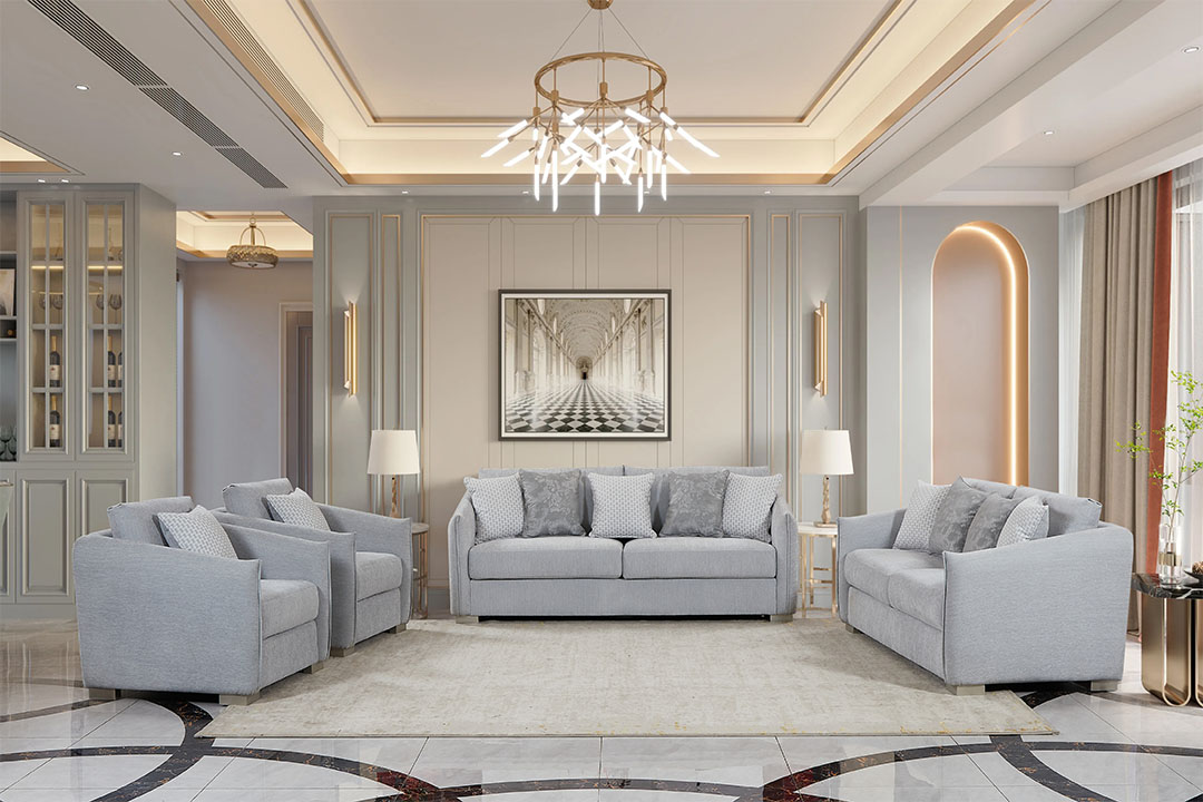 طقم كنب مودرن  4قطع 9887