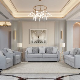 Modern sofa set, 4 pieces, 9887