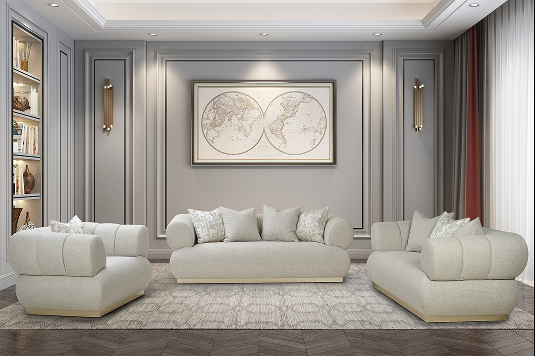 Modern 4-piece sofa set F-260
