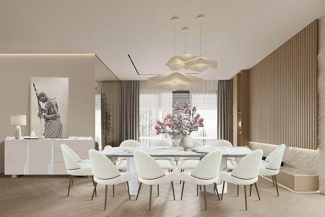 طاولة طعام 10 كراسي  مودرن Ym-D2492