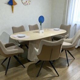 طاولة طعام 6 كراسي مودرن TG-2411T
