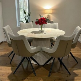 Modern 6-Chair Dining Table TG-2411T