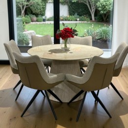 Modern 6-Chair Dining Table TG-2411T