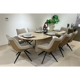 طاولة طعام 8 كراسي مودرن TG-2411T