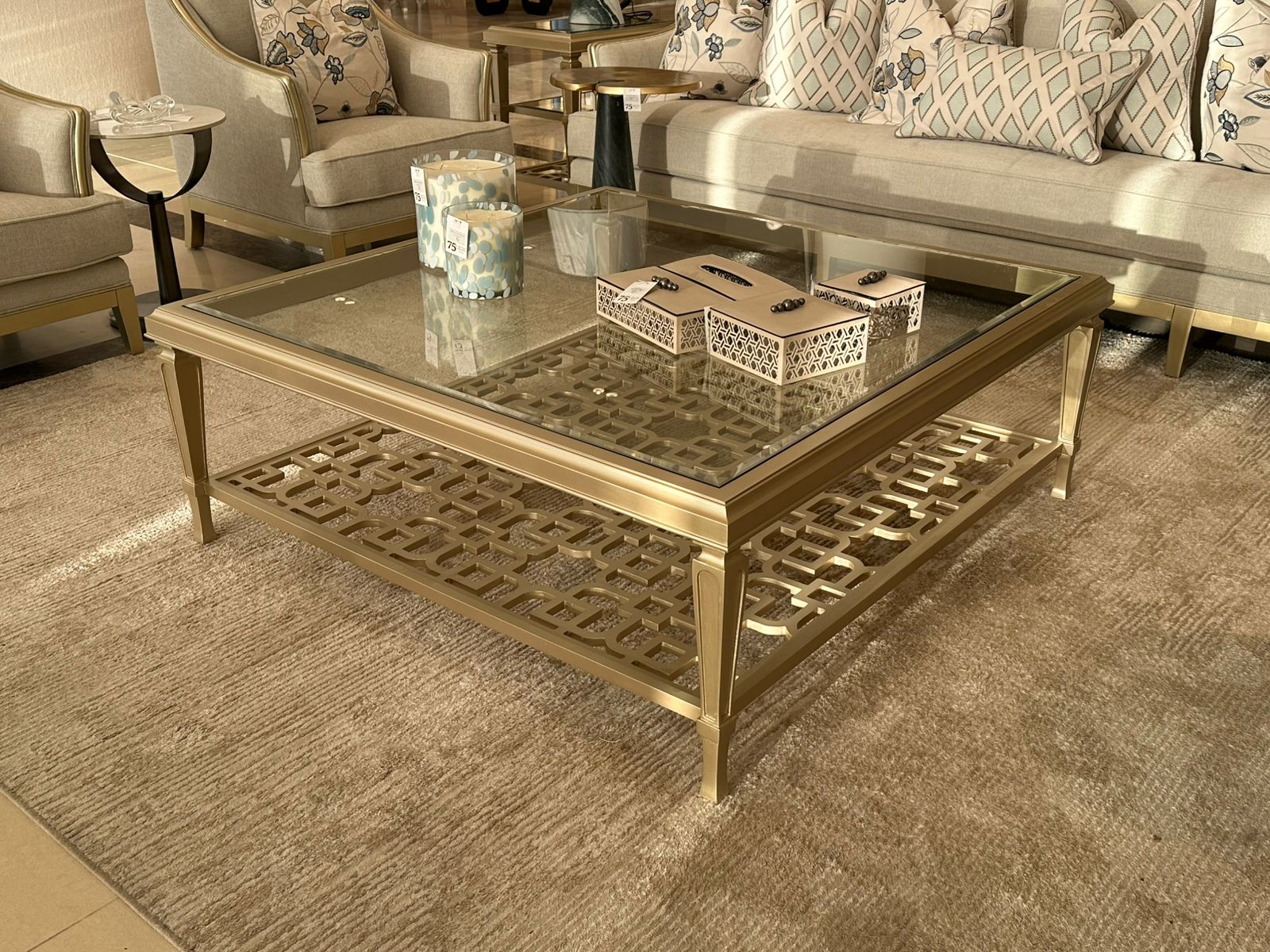  طاولات شاي 3 قطع نيو كلاسيك MA-524/525 