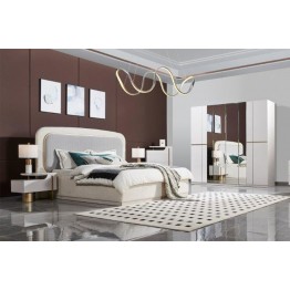 Modern bedroom wardrobe with 6 doors 399