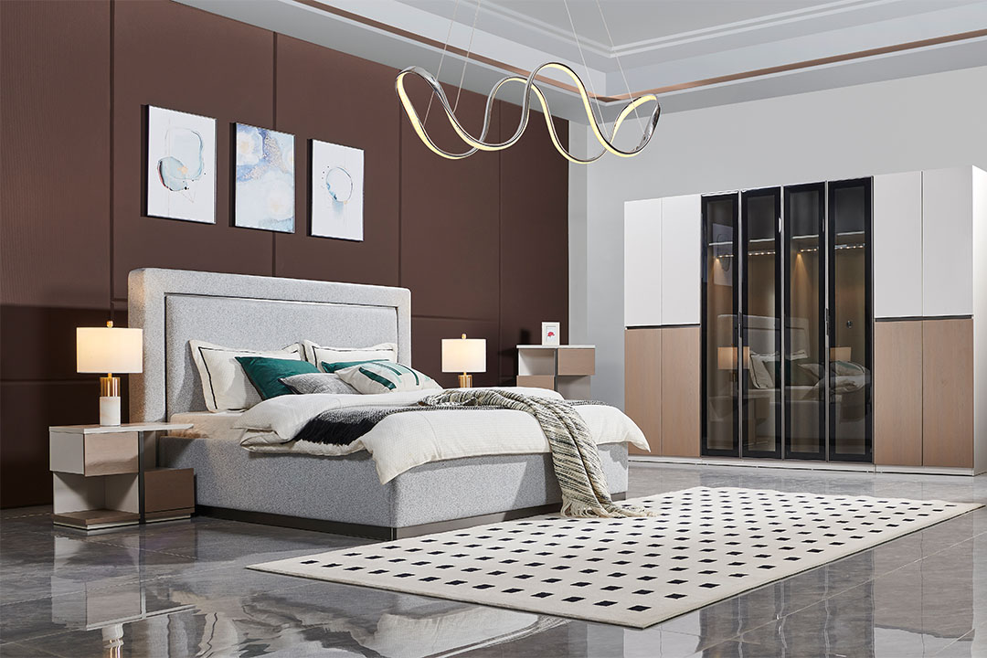 غرفه نوم مودرن دولاب 8 ابواب RI339
