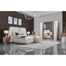 Modern bedroom set with 6 doors, 394