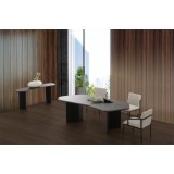Dining table with 8 chairs and modern buffet LZ-406DT