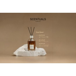 A 250ml perfume with woody notes