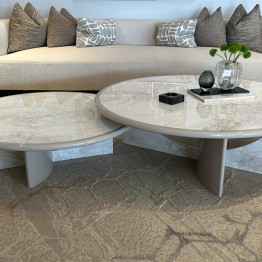 Modern 3 Piece Champagne Tea Table Set T-07