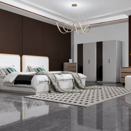 غرفه نوم مفرد مودرن بسريرين 340-2B