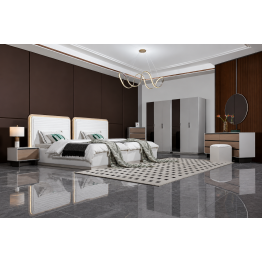 غرفه نوم مفرد مودرن بسريرين 340-2B